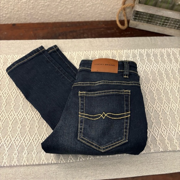 Lucky Brand Girls Size 10 Authentic Skinny Stretch Jeans. Dark Wash - Picture 1 of 7